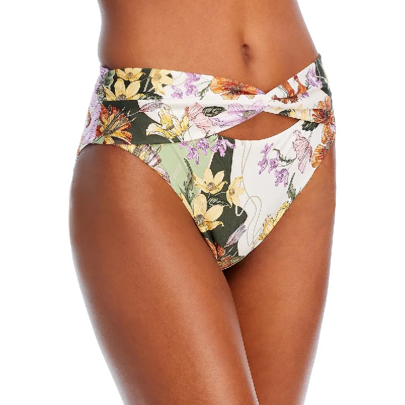 Effortless Style, Endless Impact Womens Floral Print Polyester Swim Bottom Separates