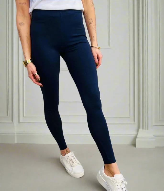 Flash Sale Starts Navy High Waisted Leggings