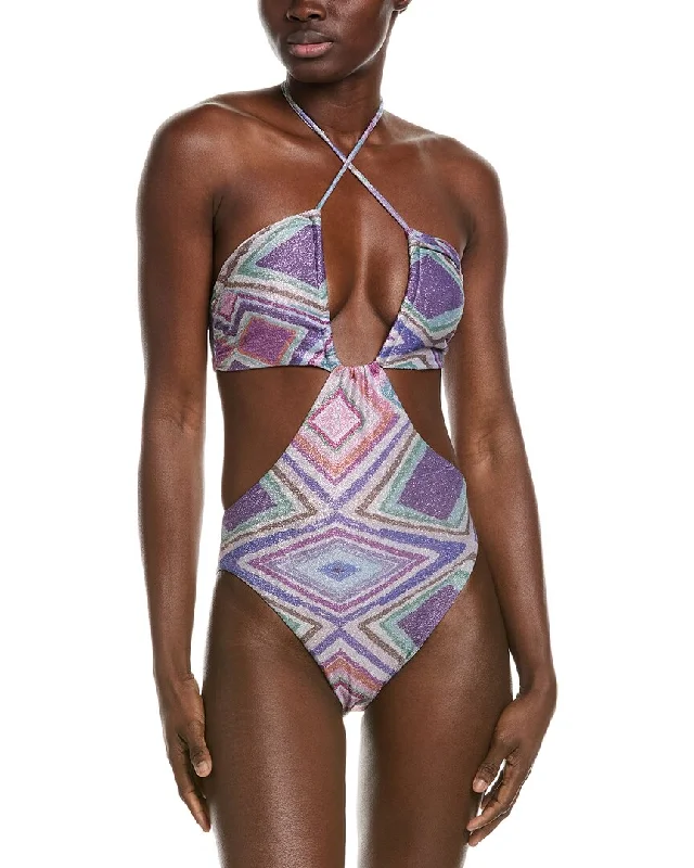 Seasonal Picks Ramy Brook Geo Printed Sofia One-Piece