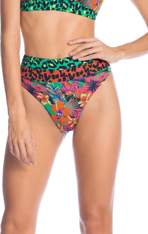 Seasonal Sale Pura Wild Suzein High Rise/High Leg Bikini Bottom - Women's|-|Bas de bikini Pura Wild Suzein High Rise/High Leg - Femme