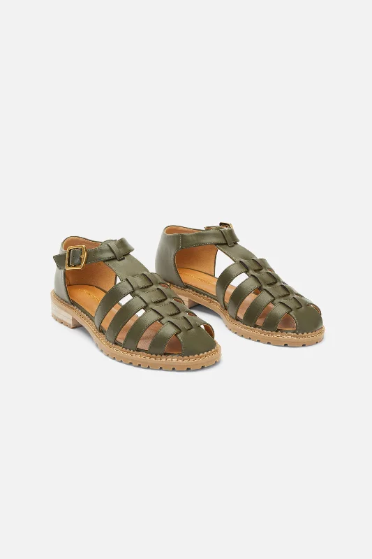 Stylish Women's Apparel Olive Anemone Sandals