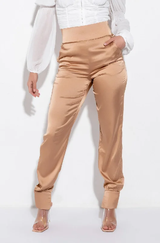 Online Boutique Stores STARS IN THE SKY RHINESTONE SATIN PANTS