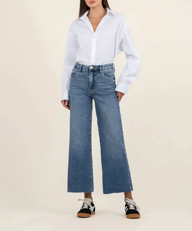 Unbeatable Prices Meg High Rise Wide Leg Jeans In Gripping