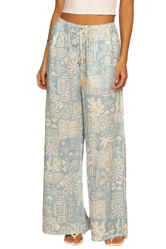 Elegant Women’s Clothing Online Beaded Beach Pant In Caribbean