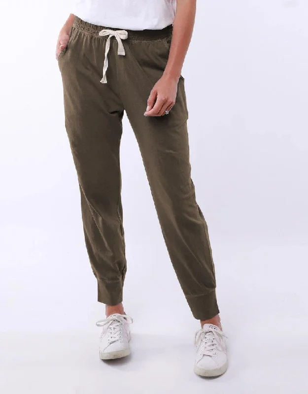 Massive Savings Wash Out Lounge Pants - Khaki