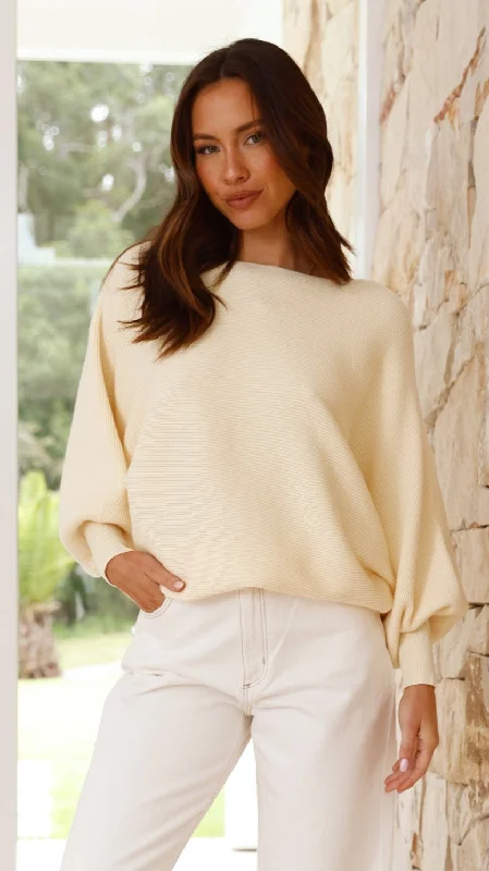 Relaxed Style Becca Knit - Butter