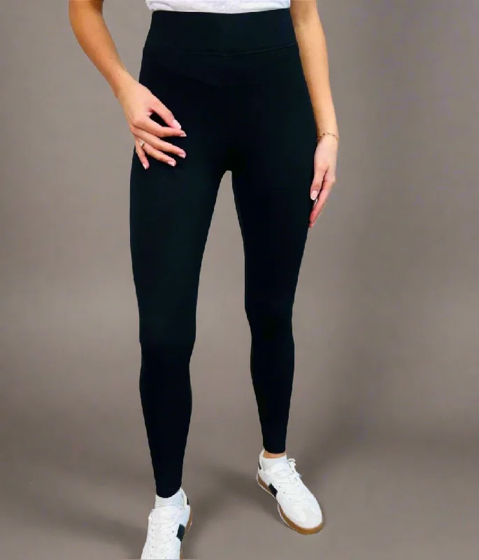 Comfortable Chic Black Comfort Waist Legging