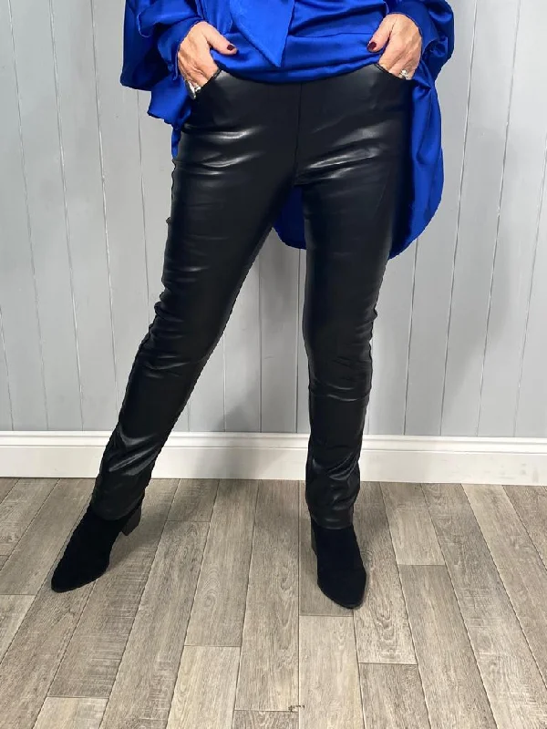 Unique Women’s Fashion Pieces Lucy Pleather Treggings