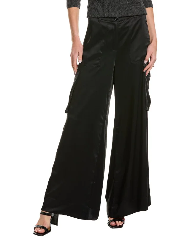 Trendy Women’s Apparel TOCCIN Maia Satin Cargo Pant